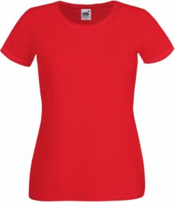 Damen Stretch T-Shirt F.O.L. | Lady-Fit Crew Neck T