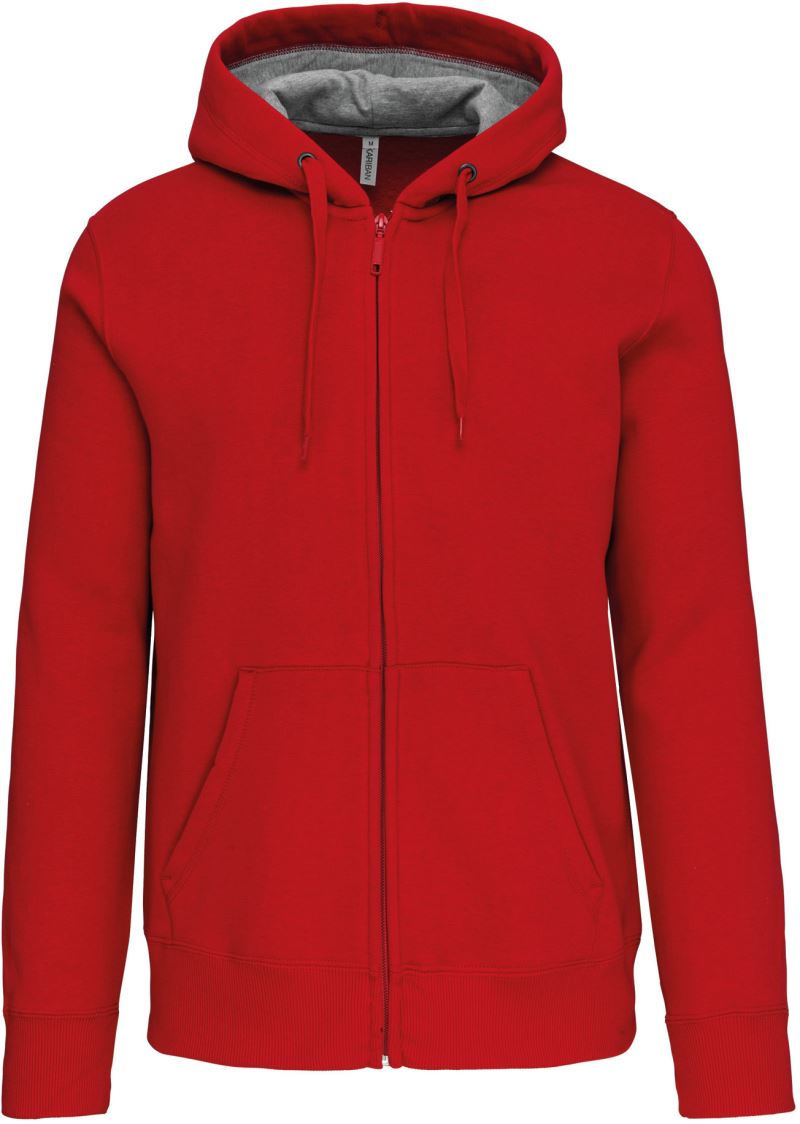 Schwere Kapuzen Sweatjacke Kariban | K 444