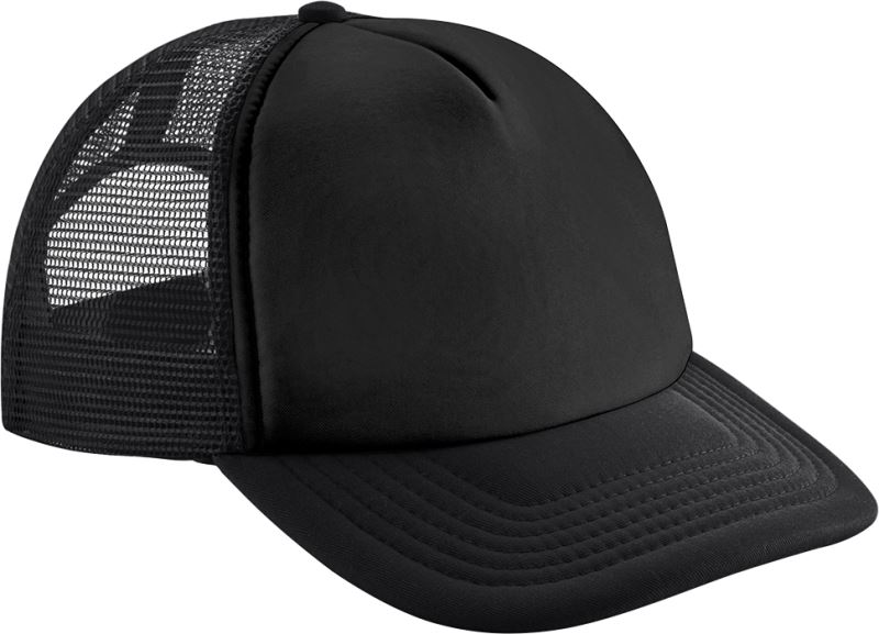 Kinder 5 Panel Polyester Mesh Kappe Beechfield | B 645B