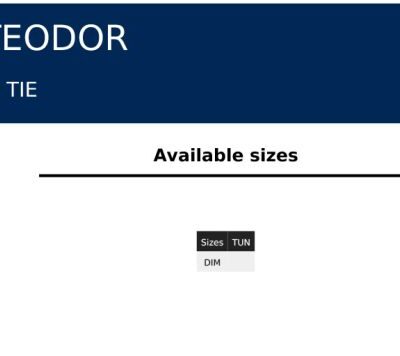 Krawatte NEOBLU | Teodor Grössentabelle