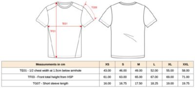 Damen Kontrast Sport Shirt Kariban ProAct | PA 4015 Grössentabelle Damen Kontrast Sport Shirt Kariban ProAct | PA 4015 Grössentabelle