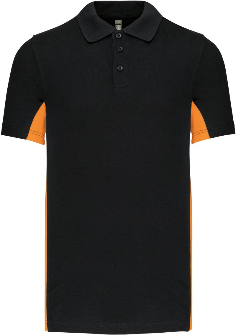 2-farbiges Piqué Polo "Flag" Kariban | K 232
