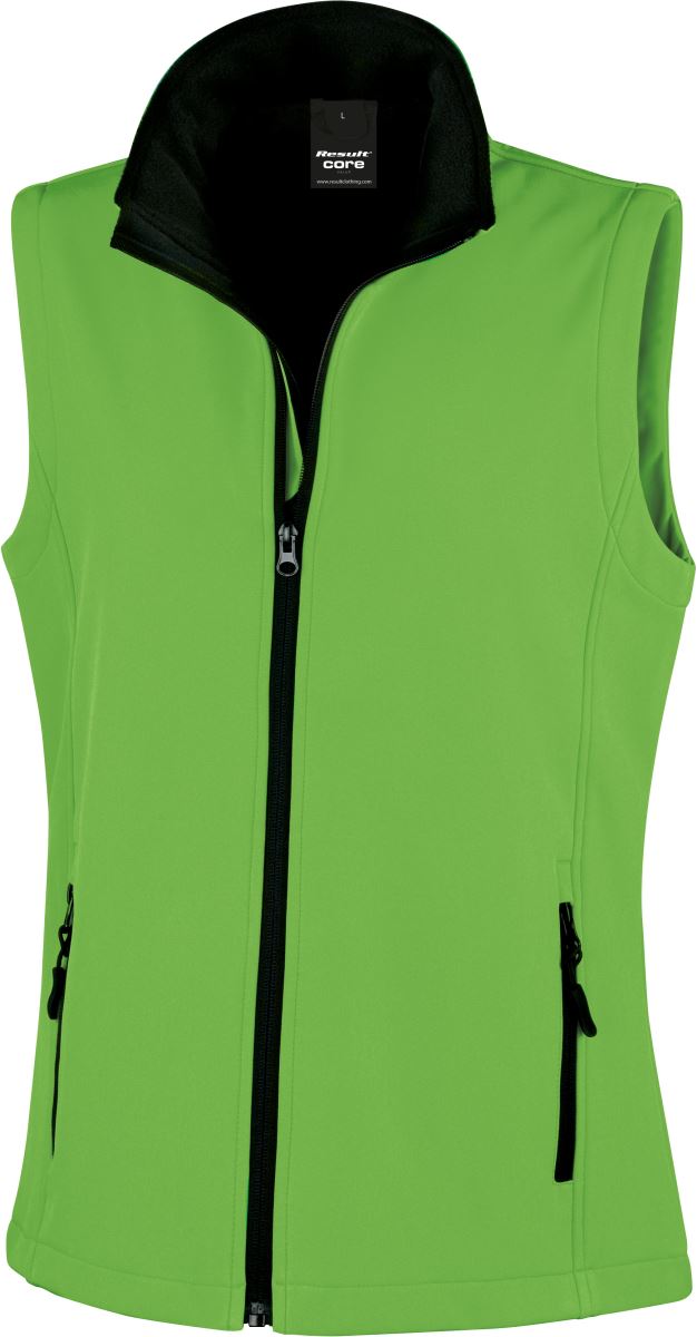 Damen 2-Lagen Softshell Gilet "Printable" Result Recycled | R 232F
