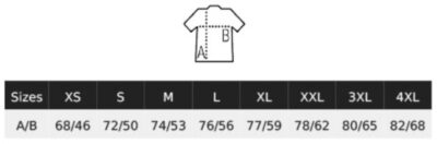 Schweres Unisex Piqué Polo NEOBLU | Orel Grössentabelle Schweres Unisex Piqué Polo NEOBLU | Orel Grössentabelle