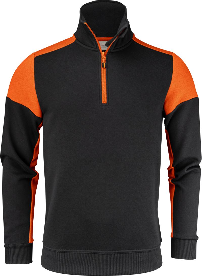 Sweater mit 1/4 Zip Printer | Prime Halfzip Sweater