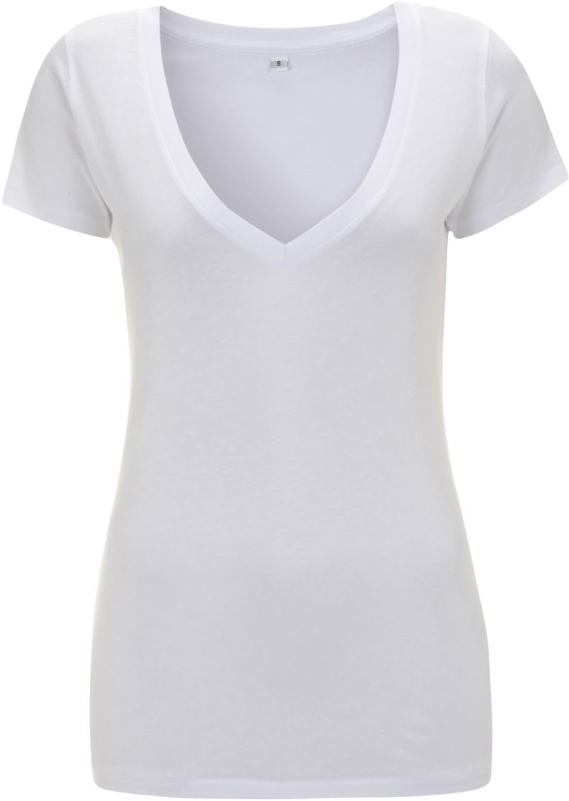 Damen Jersey V-Ausschnitt T-Shirt Continental | N40
