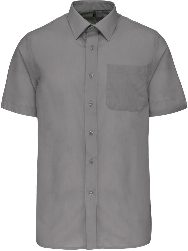 Popeline Hemd "Ace" kurzarm Kariban | K 551