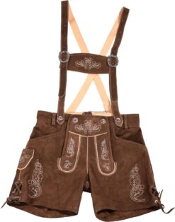 Damen Lederhose kurz Leather Trousers short/women