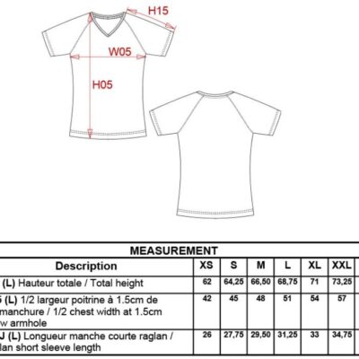 Damen V-Ausschnitt Sport Shirt Kariban ProAct | PA 477 Grössentabelle Damen V-Ausschnitt Sport Shirt Kariban ProAct | PA 477 Grössentabelle