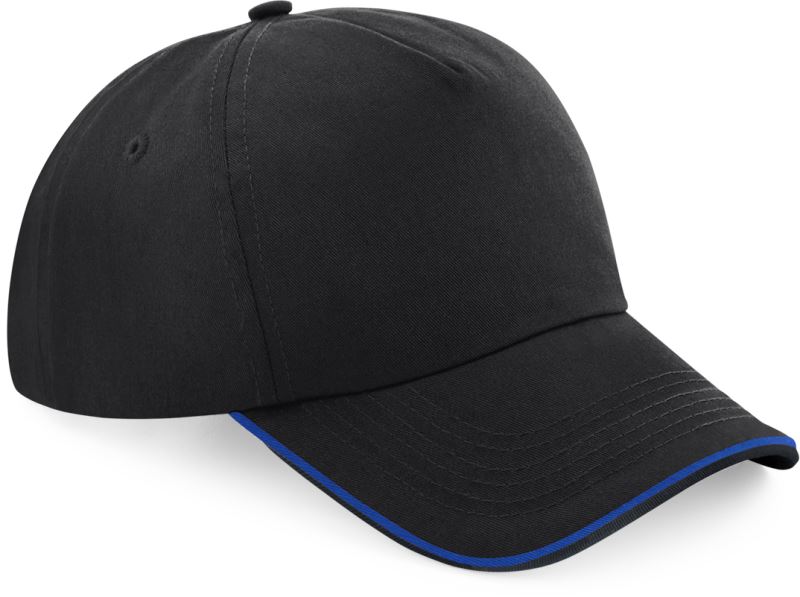 5 Panel Kappe "Authentic Piped Peak" Beechfield | B 25C