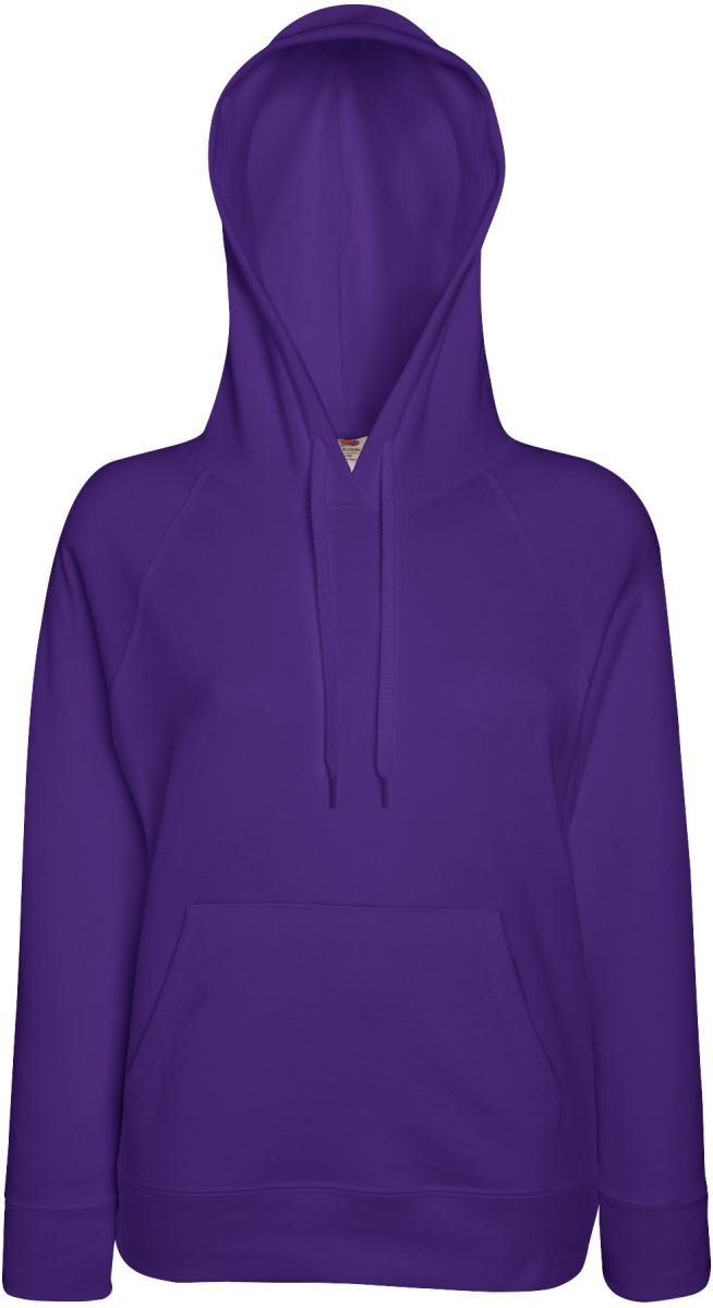Damen Kapuzen Sweater F.O.L. | Lady-Fit Lightweight Hooded Sweat
