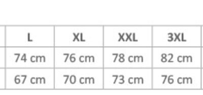 Warnweste für Motorradfahrer Korntex | KXMOTO – Schleiz Grössentabelle Warnweste für Motorradfahrer Korntex | KXMOTO – Schleiz Grössentabelle