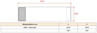 Armbinde elastisch Kariban ProAct | PA 679 Grössentabelle