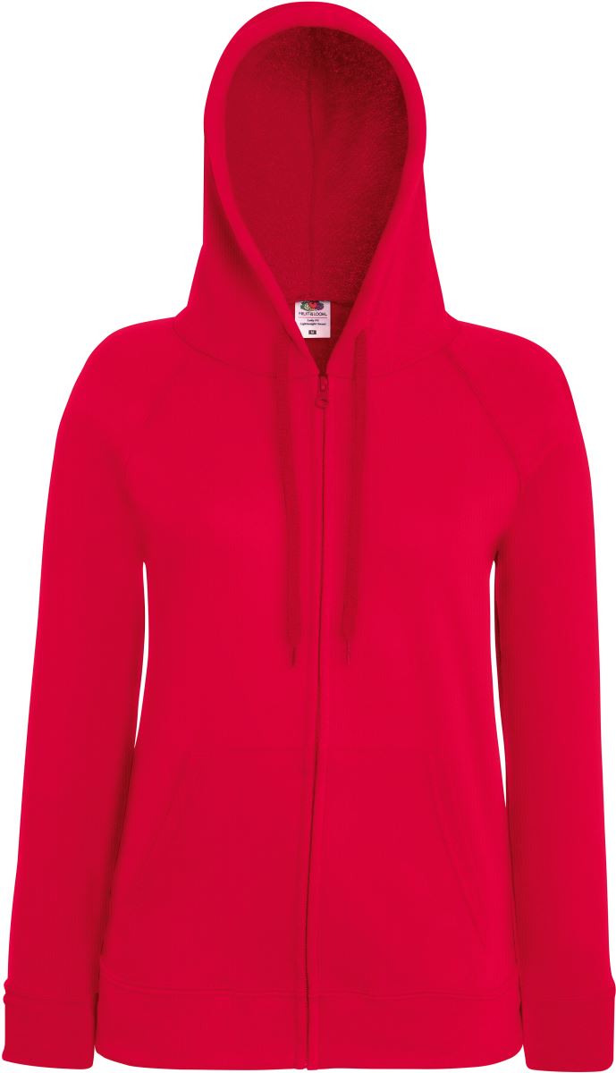 Damen Kapuzen Sweatjacke F.O.L. | Lady-Fit LW Hooded Sweat Jacket