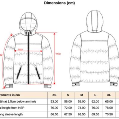 Kapuzen Steppjacke Kariban | K 6163 Grössentabelle Kapuzen Steppjacke Kariban | K 6163 Grössentabelle