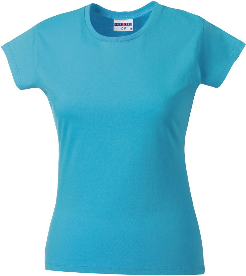 Tailliertes Damen Rundhals T-Shirt Russell | 101F