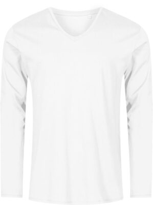 Herren V-Ausschnitt T-Shirt langarm - X.O Promodoro | 1460