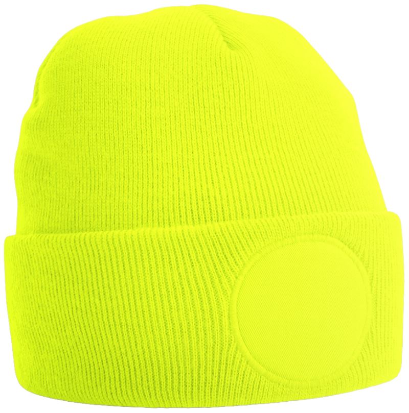Circular Patch Beanie Beechfield | B 446