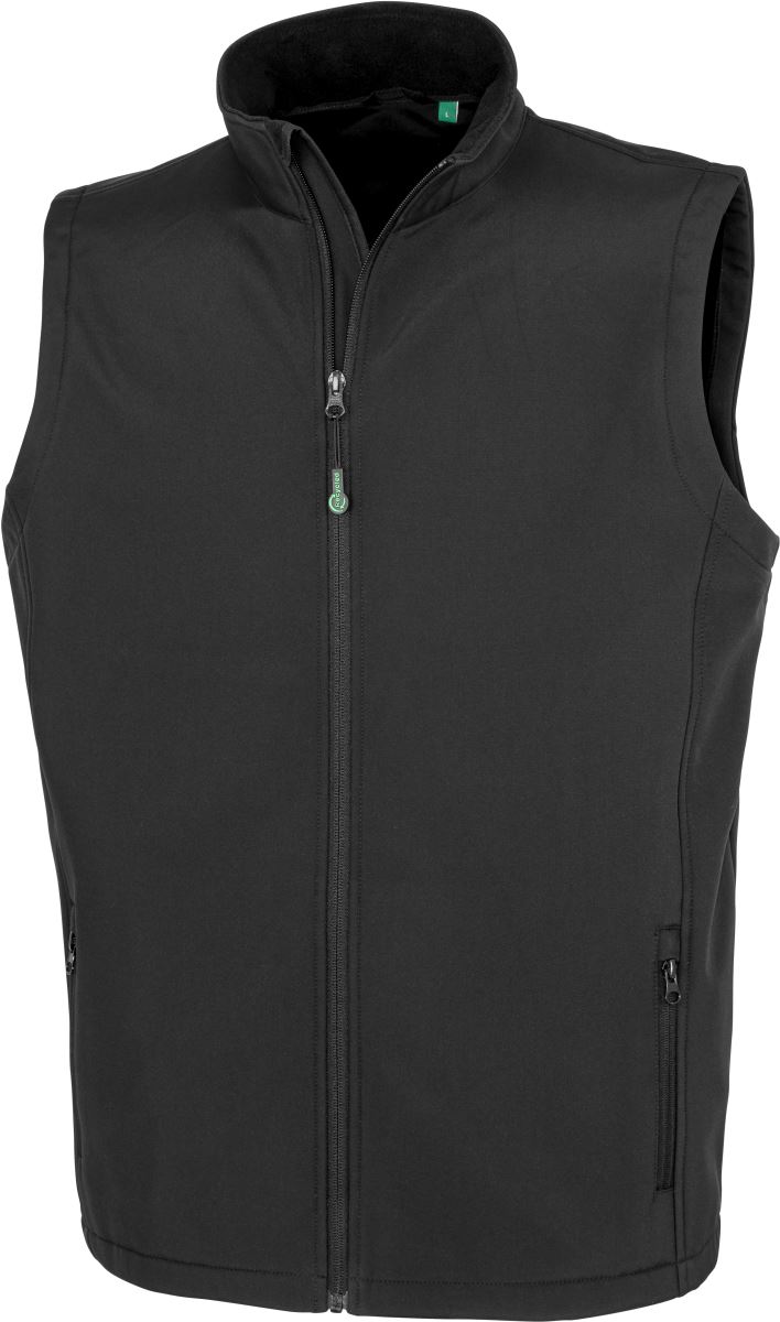 Herren 2-Lagen Softshell Gilet "Printable" Result Recycled | R 902M