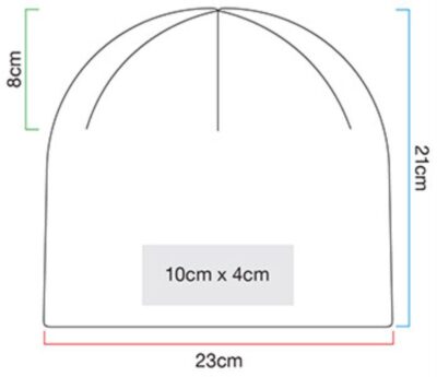 Wasserabweisende Strickmütze Beechfield | B 501 Grössentabelle