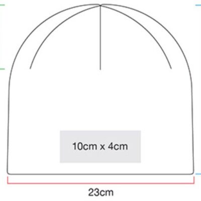 Wasserabweisende Strickmütze Beechfield | B 501 Grössentabelle