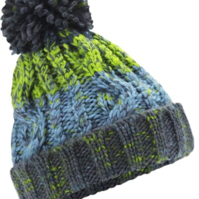 Kinder Strickmütze mit Pompon "Corkscrew" Beechfield | B 486B Kinder Strickmütze mit Pompon "Corkscrew" Beechfield | B 486B