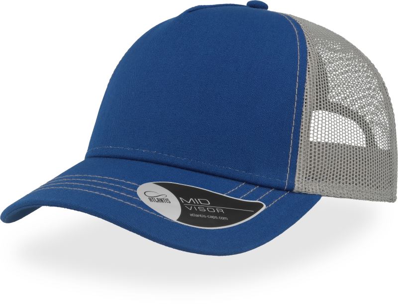 5 Panel Mesh Kappe "Rapper Canvas" Atlantis | Rapper Canvas