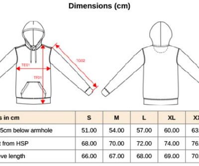 Umweltfreundlicher Herren Kapuzen Sweater Kariban | K 4027 Grössentabelle Umweltfreundlicher Herren Kapuzen Sweater Kariban | K 4027 Grössentabelle