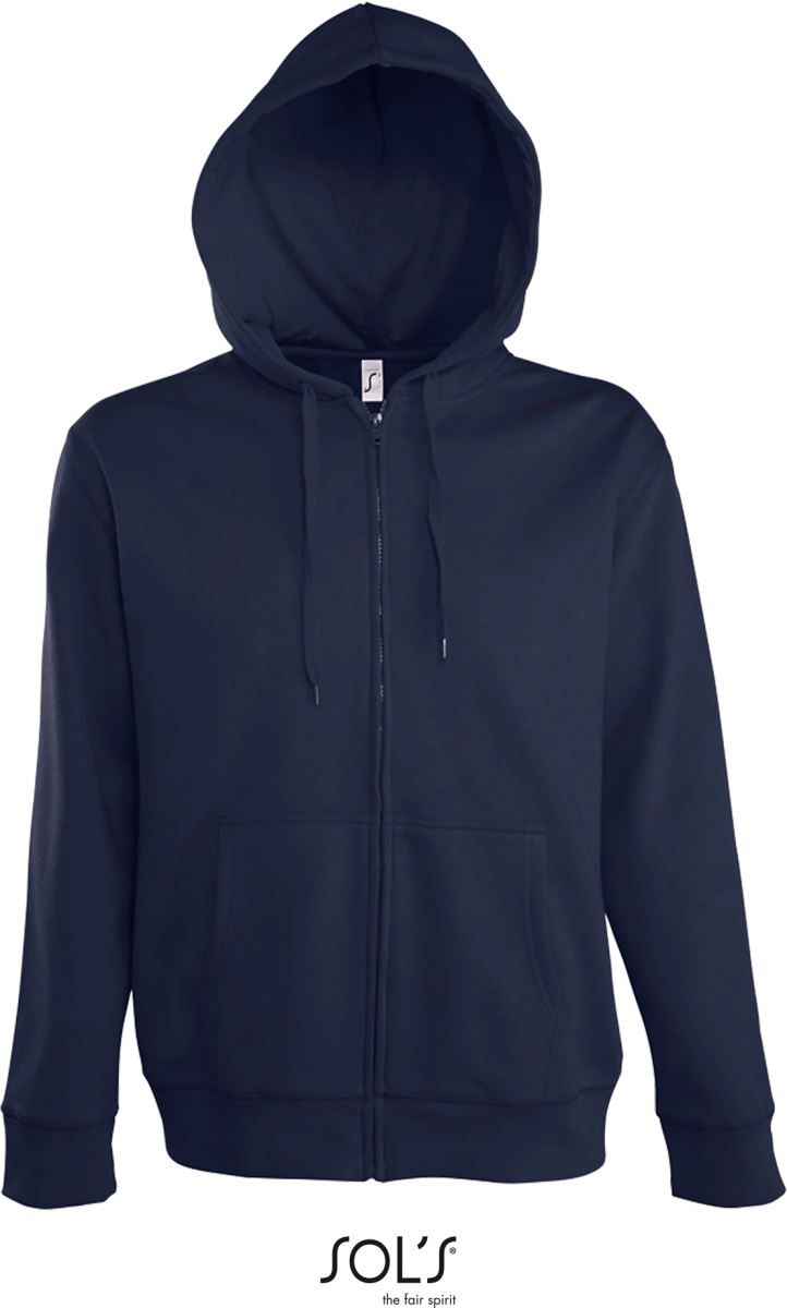 Herren Sweatjacke mit gefütterter Kapuze SOL'S | Seven Men