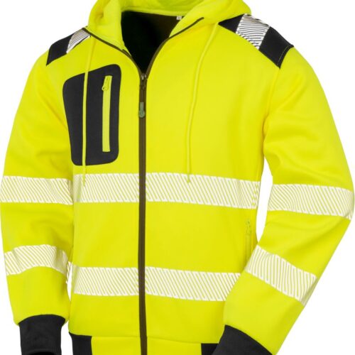 Sicherheits Kapuzen Sweatjacke Result Recycled | R 503X