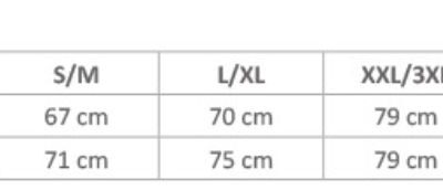 Hi-Vis Mesh Warnweste Korntex | KXCMZ – Rhodes Grössentabelle
