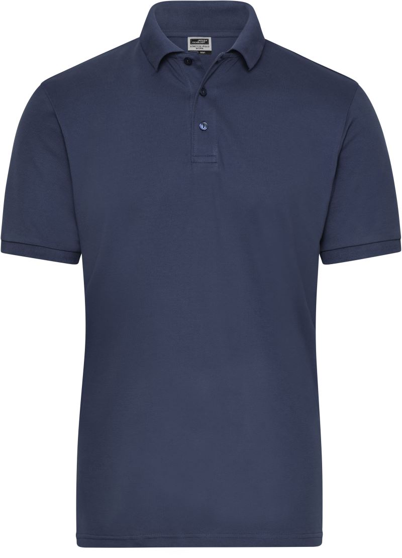 Herren Bio Workwear Stretch Polo - Solid Daiber | JN 1806