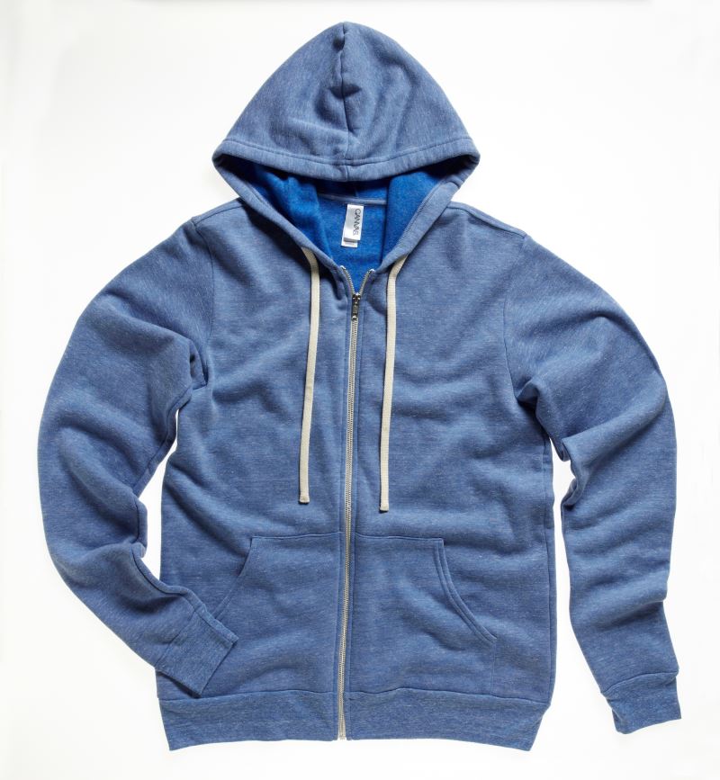 Unisex Triblend Kapuzen Sweatjacke Bella + Canvas | 3909