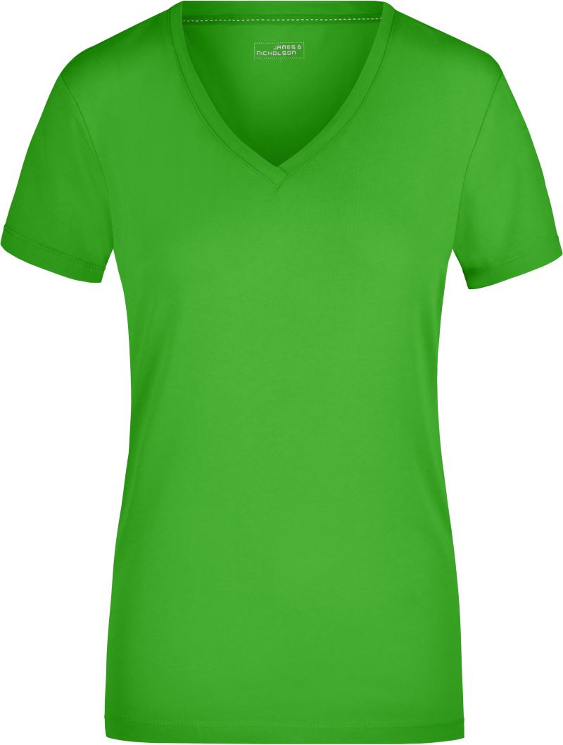 Damen Stretch V-Ausschnitt T-Shirt Daiber | JN 928