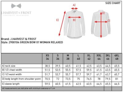 Bluse langarm bügelfrei J. Harvest & Frost | GB 01 Relaxed Women Grössentabelle Bluse langarm bügelfrei J. Harvest & Frost | GB 01 Relaxed Women Grössentabelle