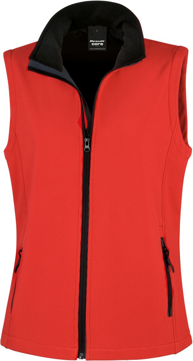 Damen 2-Lagen Softshell Gilet "Printable" Result Recycled | R 232F