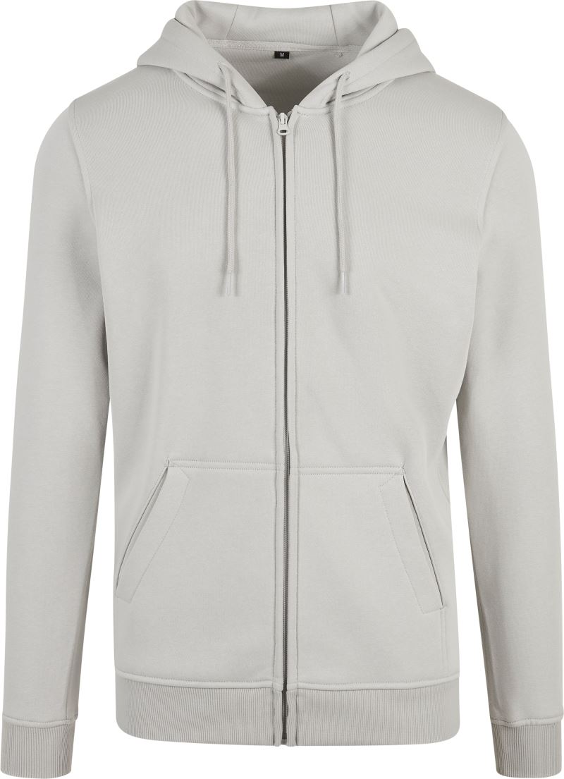 Schwere Kapuzen Sweatjacke Build your Brand | BY 012