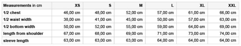 Popeline Slim Fit Bluse langarm Daiber | JN 1371 Grössentabelle