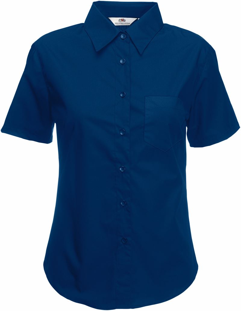 Popeline Bluse kurzarm F.O.L. | Lady-Fit Poplin Shirt SSL