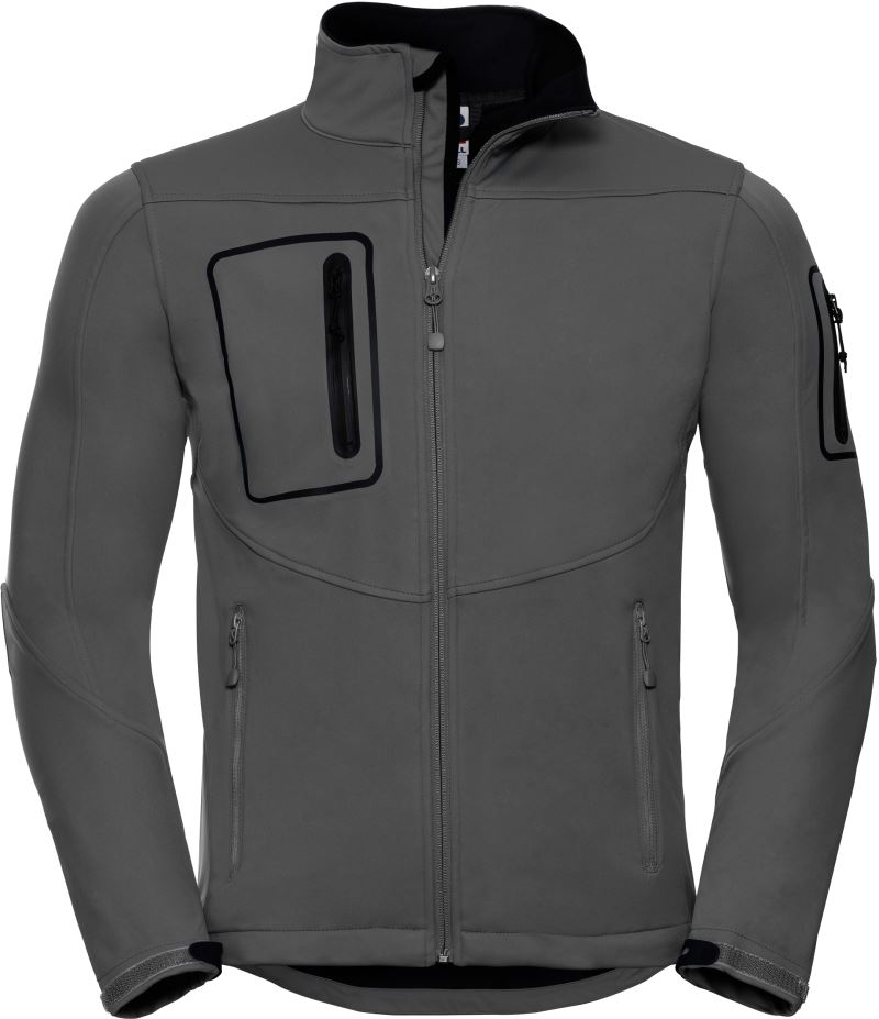 Herren 3-Lagen Sport Softshell Jacke Russell | 520M