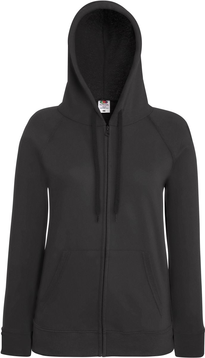 Damen Kapuzen Sweatjacke F.O.L. | Lady-Fit LW Hooded Sweat Jacket