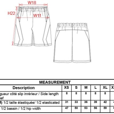 Herren Sport Shorts Kariban ProAct | PA 154 Grössentabelle