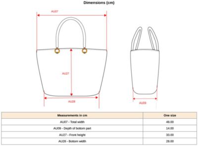 Shopper aus Pflanzenfasern Kimood | KI 5224
