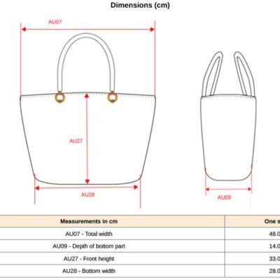 Shopper aus Pflanzenfasern Kimood | KI 5224