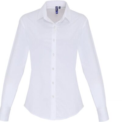 Popeline Stretch Bluse langarm Premier | PR 344