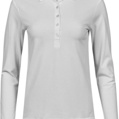 Damen Luxus Stretch Piqué Polo langarm Tee Jays | TJ 146