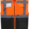 hi vis orange/black