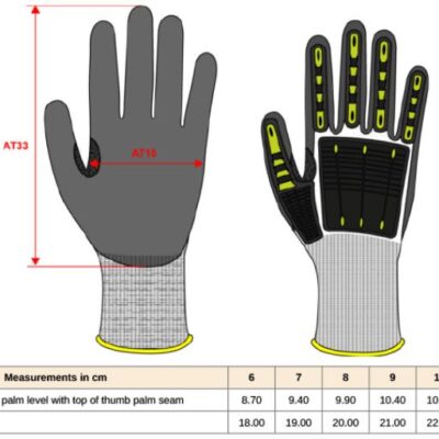 Workwear Schlagschutz-Handschuhe Kariban | WKP 710