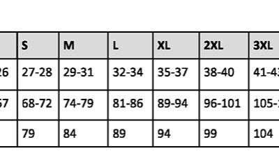 Damen Stretch Jogger Hose Onna | NN 610 Grössentabelle Damen Stretch Jogger Hose Onna | NN 610 Grössentabelle