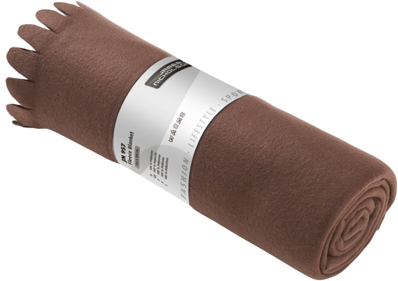 Fleece Decke mit Fransen Daiber | JN 957